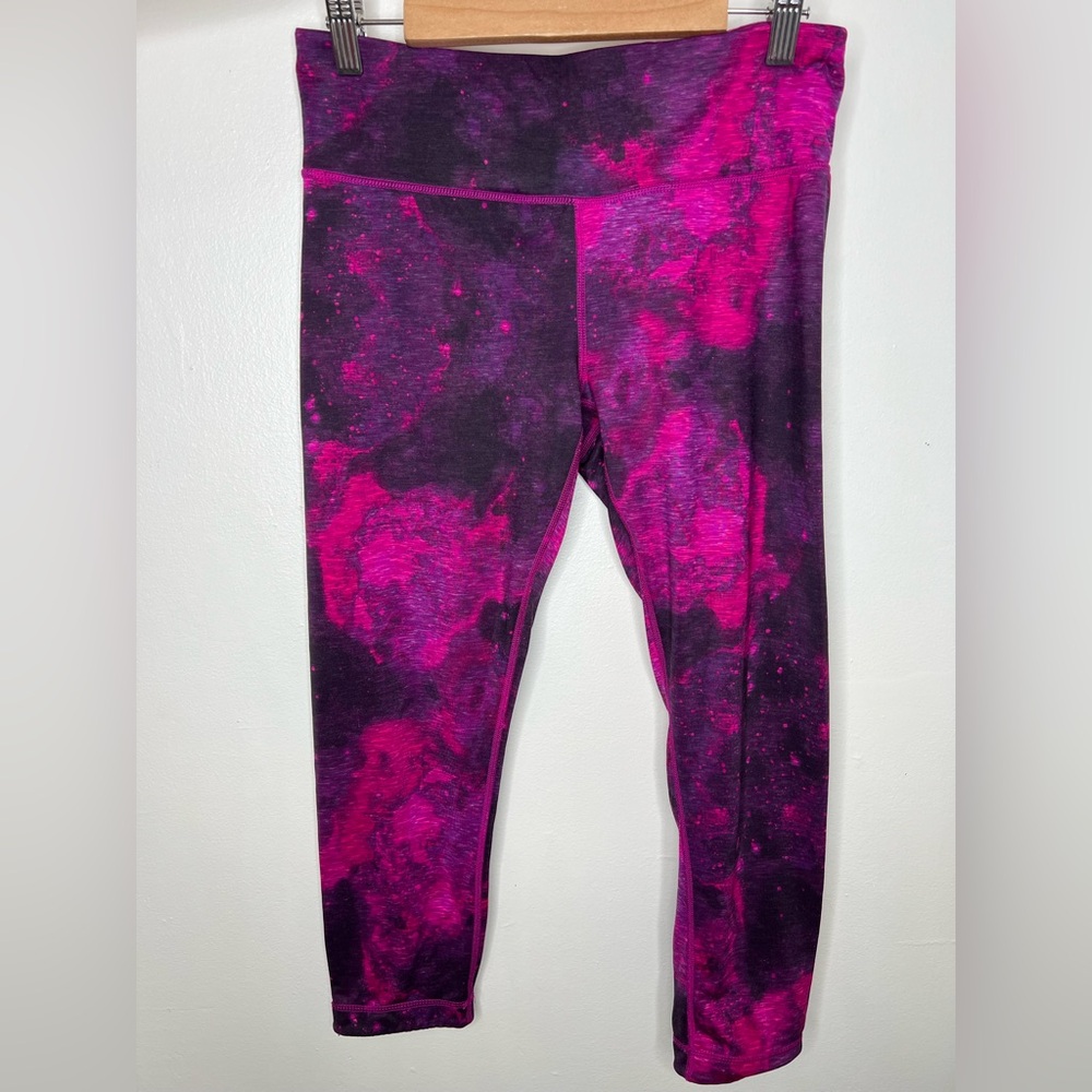 90 Degree By Reflex Reversible Yoga Capri Leggings